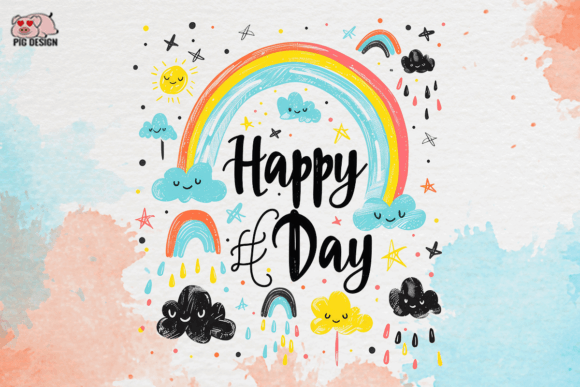 Download Happy Day Sublimation Clipart PNG - Happy Collection