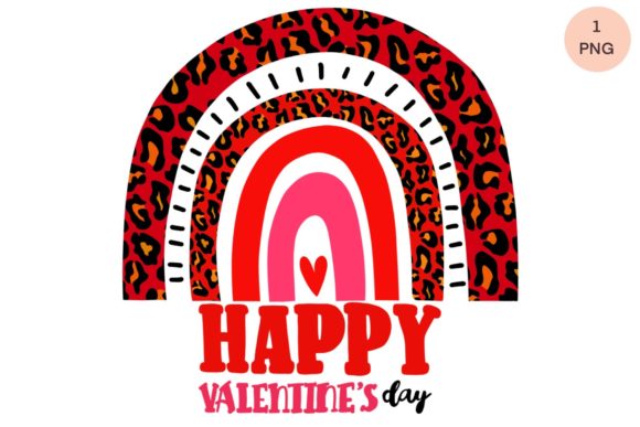 Download Rainbow Happy Valentine Day Sublimation - Happy Collection