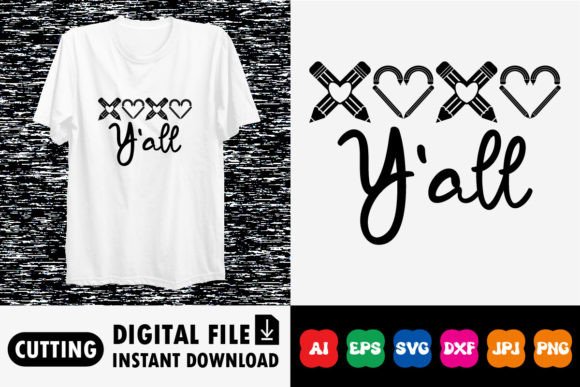 Download Xoxo Y'all Happy Valentine's Day Shirt - Happy Collection