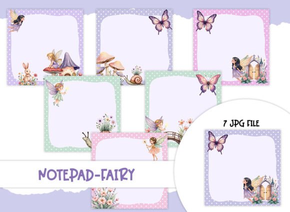 Download Fairy Memo Pad - Notepad - Stationery - Stationery Collection