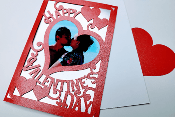 Download Happy Valentine's Day Card Cricut SVG - Happy Collection
