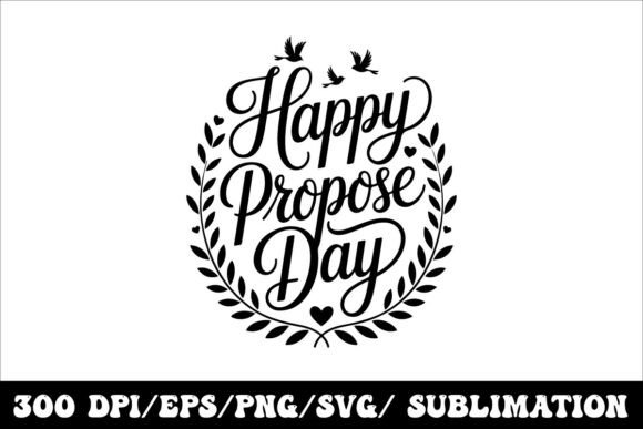Download Happy Propose Day Typography Design - Happy Collection