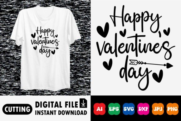 Download Happy Valentine’s Day Shirt Design - Happy Collection
