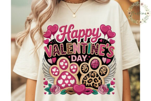 Download Happy Valentine's Paw Print PNG Clipart - Happy Collection