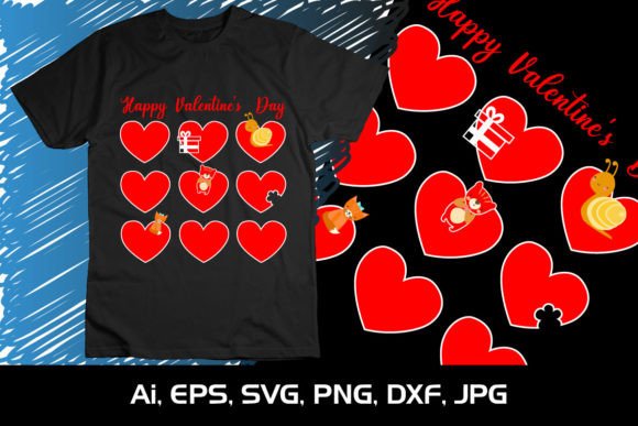 Download Happy Valentine's Day Shirt Print SVG - Happy Collection