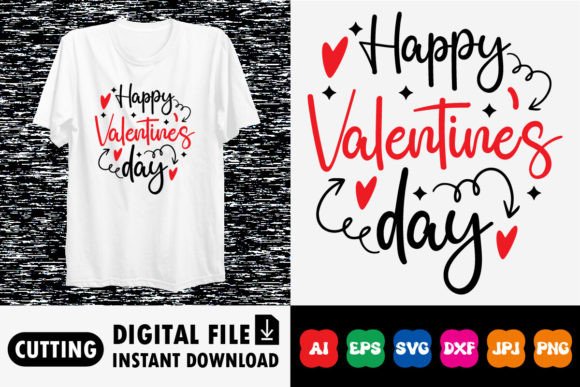 Download Happy Valentine’s Day Shirt Design - Happy Collection