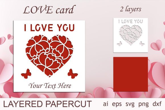 Download Valentines Day Card Papercut, Love Card - Valentines day card Collection