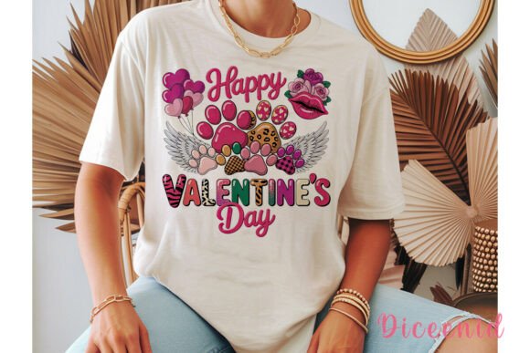 Download Happy Valentine's Paw Print PNG Clipart - Happy Collection