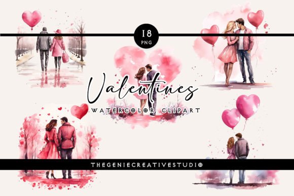 Download Watercolor Valentines PNG Clipart - Valentines png Collection