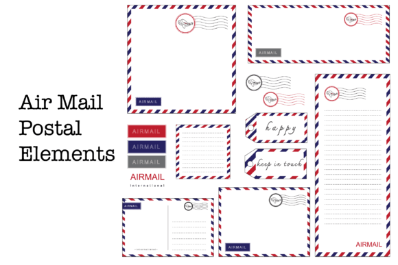 Download Airmail Stationery Set - Stationery Collection
