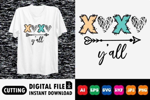 Download Xoxo Y’all Happy Valentine's Day Shirt - Happy Collection
